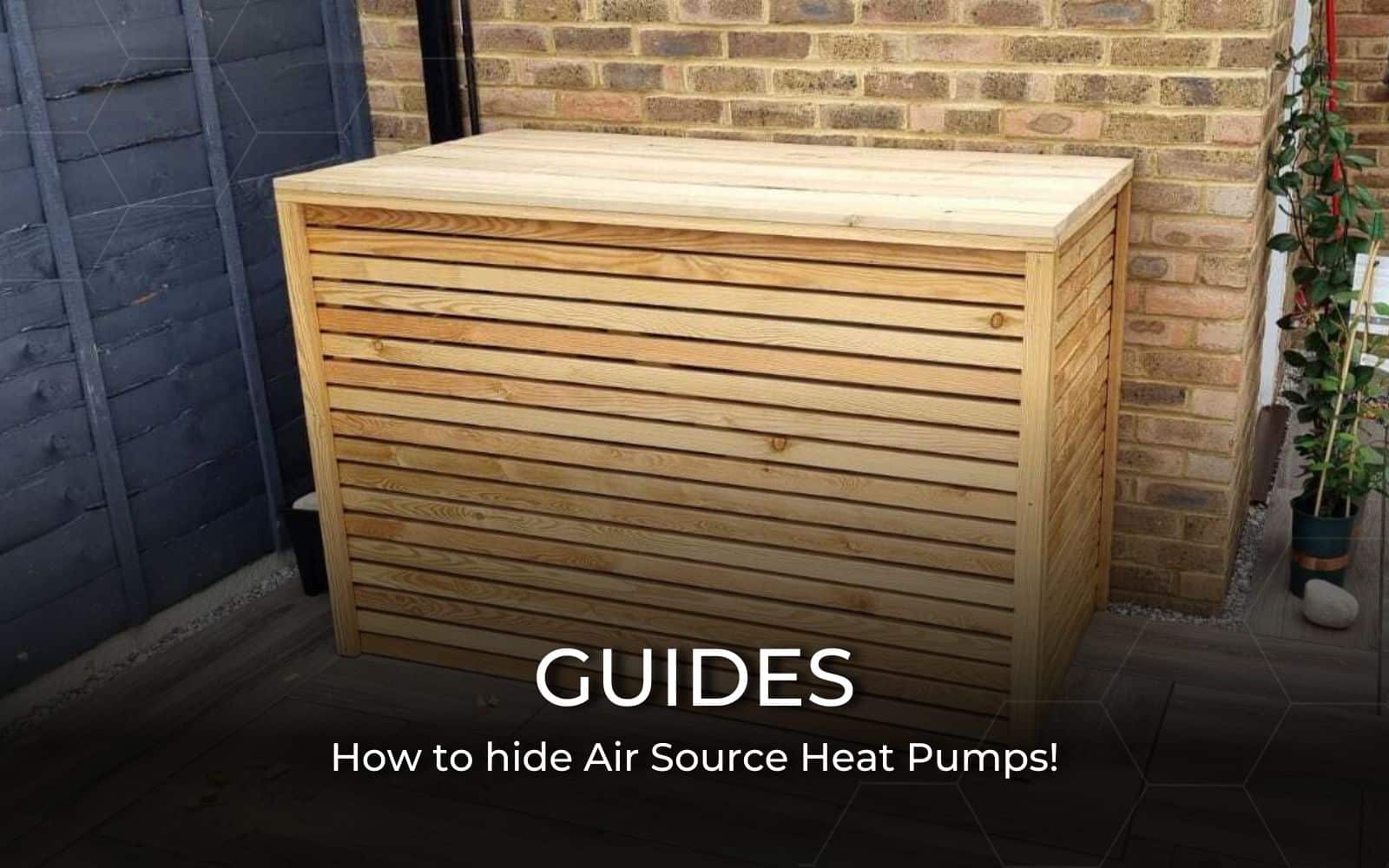 How to hide air source heat pumps?
